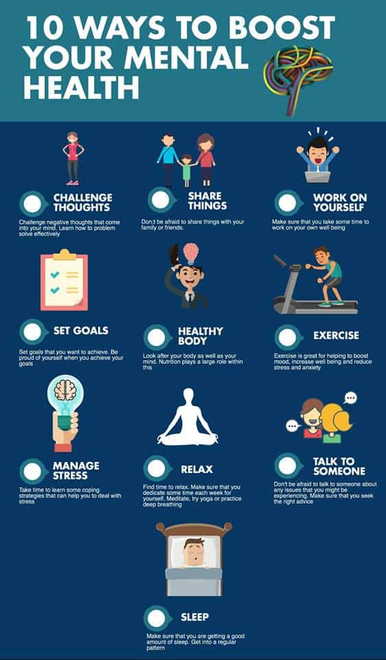 10 Ways to Boost your Mental Health
