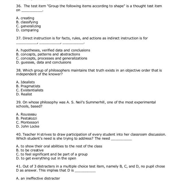 39 Test Of Genius Worksheet