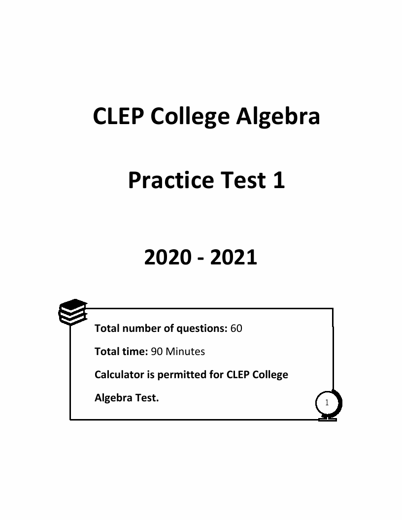 5 CLEP College Algebra Practice Tests: Extra Practice to ...
