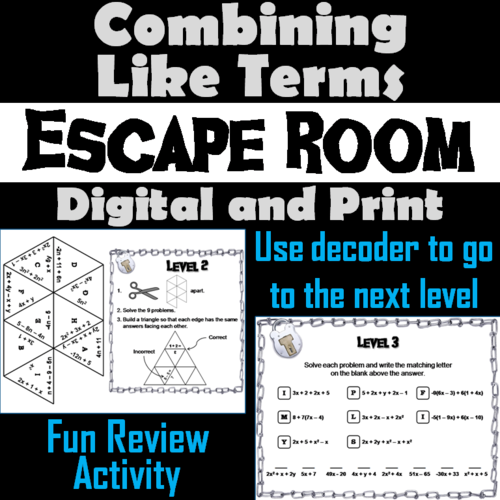 Algebra 1 Escape Room Answers - Tutordale.com