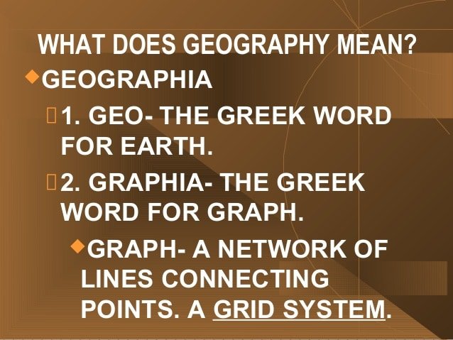 Ancient Origins &  Basic Concepts of World Geography