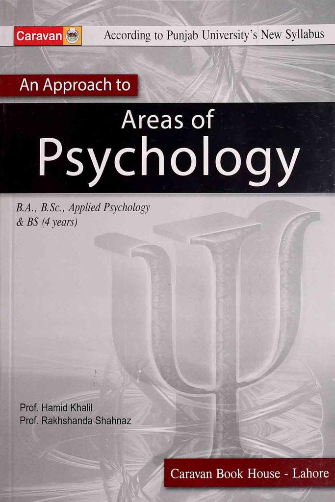 Areas Of Psychology BA BSC BS (4 Years)  Iftikhar Book Depot