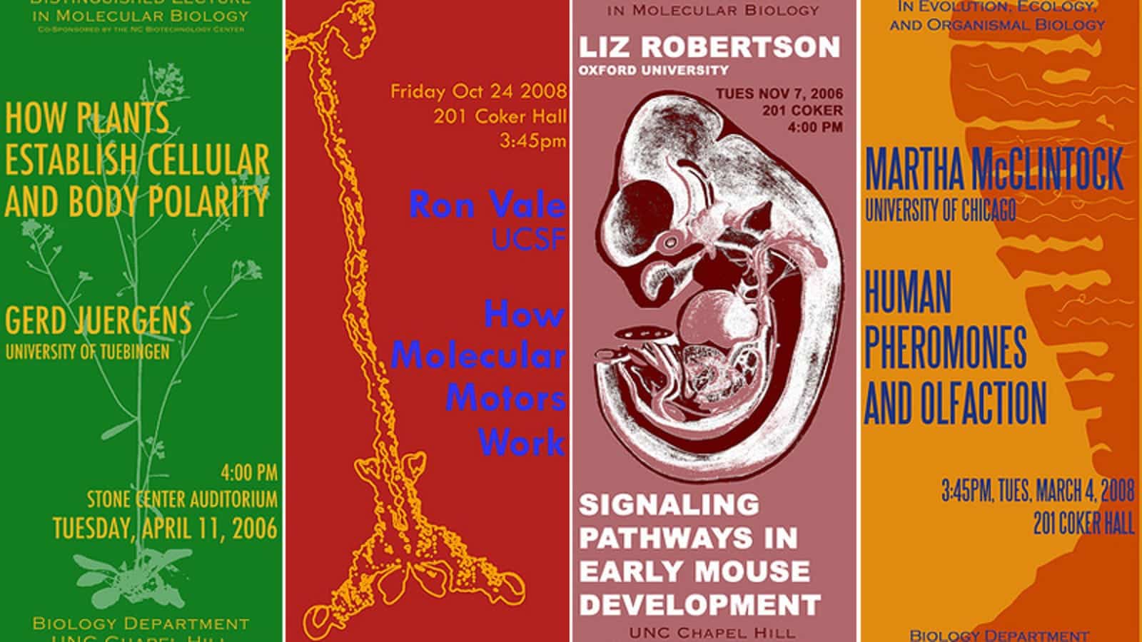 Biology Rocks with Concert Posters for Academic Lectures