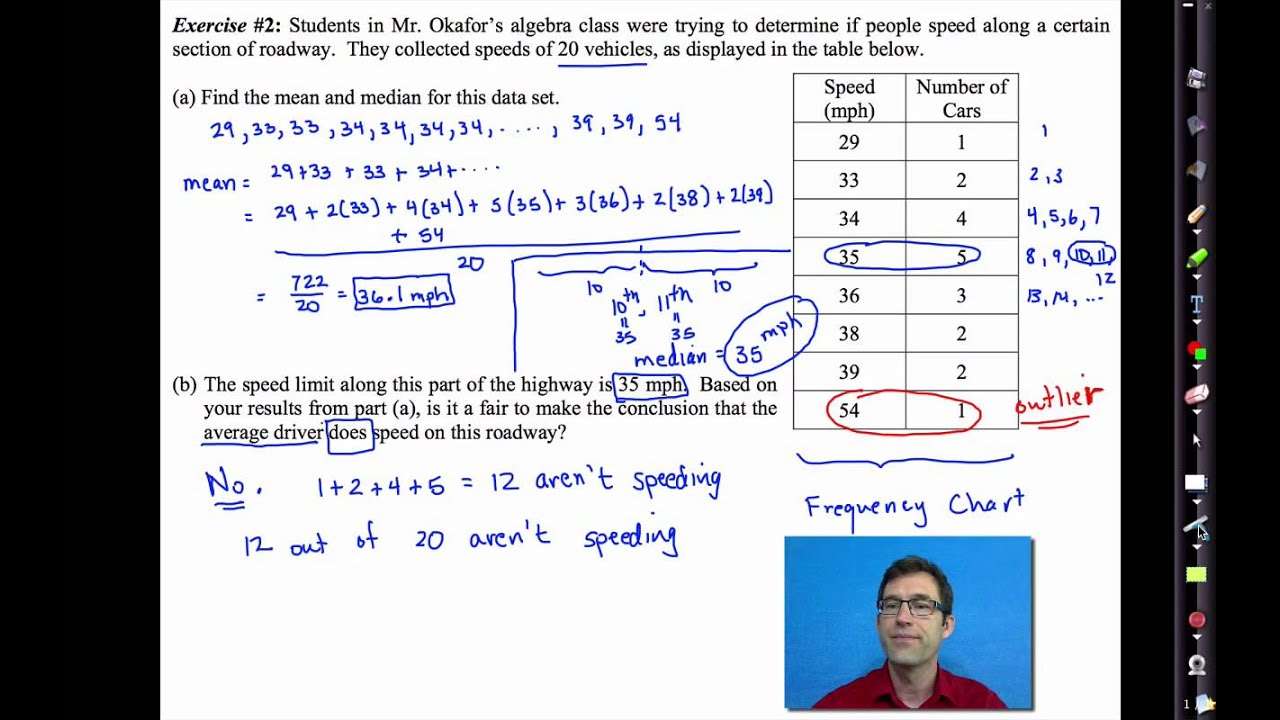 Common Core Algebra I.Unit #10.Lesson #3.Measures of Central Tendency ...