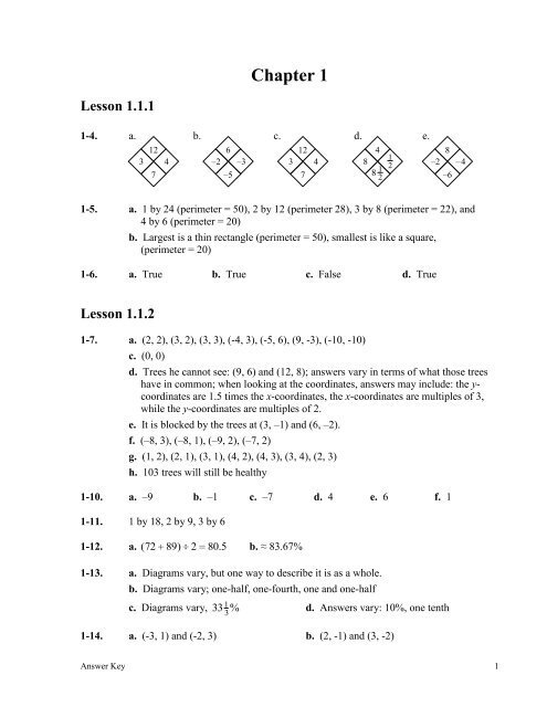 Core Connections Algebra 2 Volume 1 Answers / workshops ...