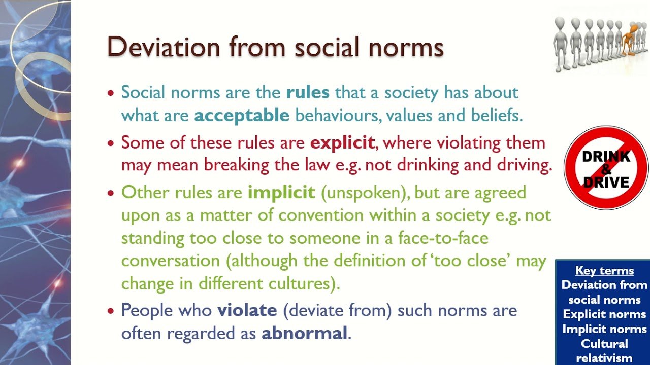 Deviation from Social Norms