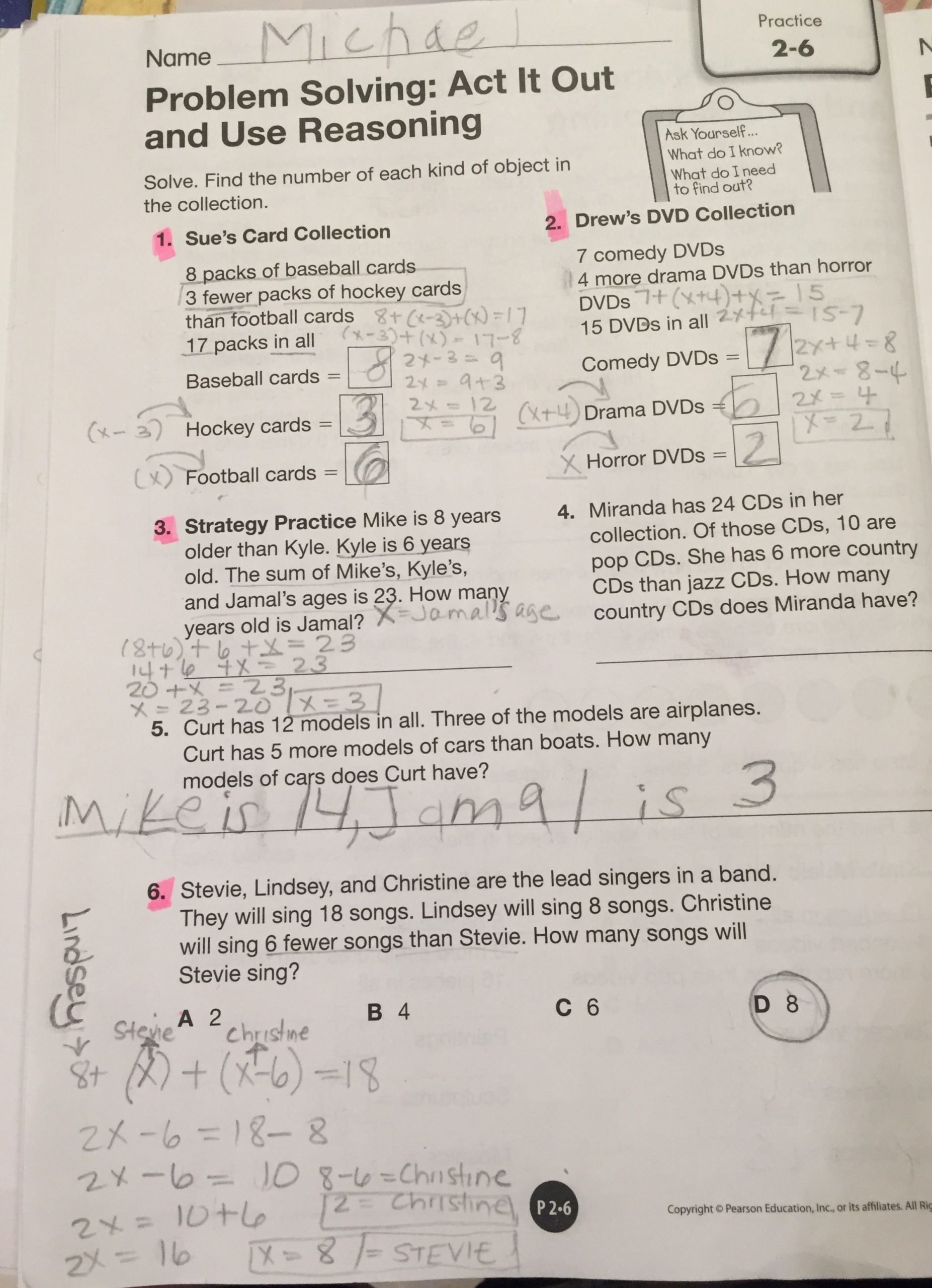 Envision Algebra 1 Workbook Answers  Waltery Learning ...