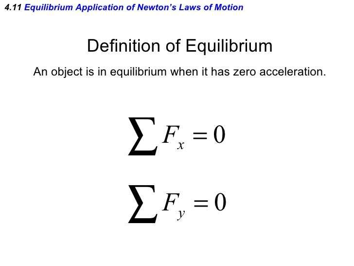 equilibrium physics