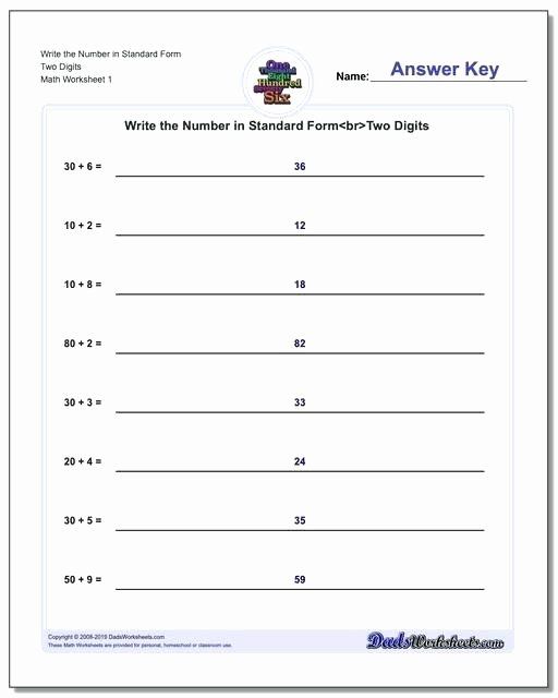 Expanded Notation Worksheets 3rd Grade Expanded form Worksheets 3rd ...