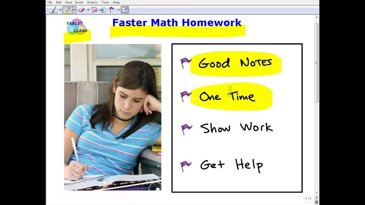 How To Do Math Homework Fast!