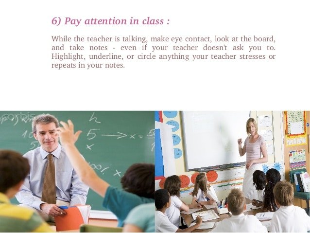 How to impress your teachers