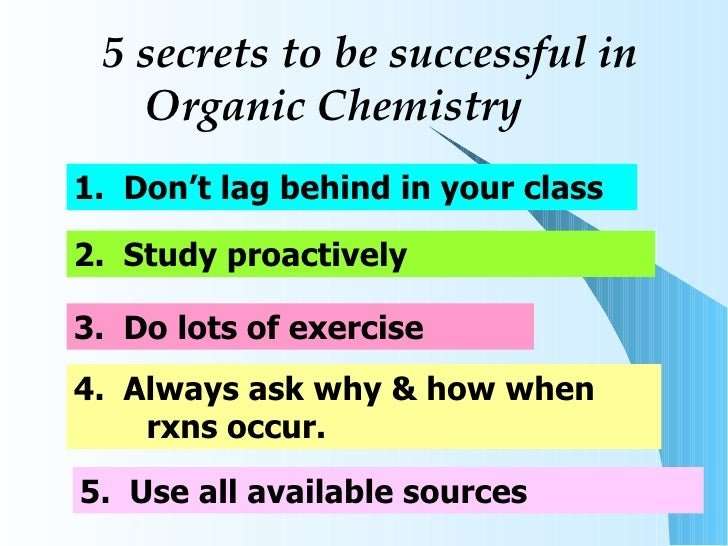 How To Study Organic Chem