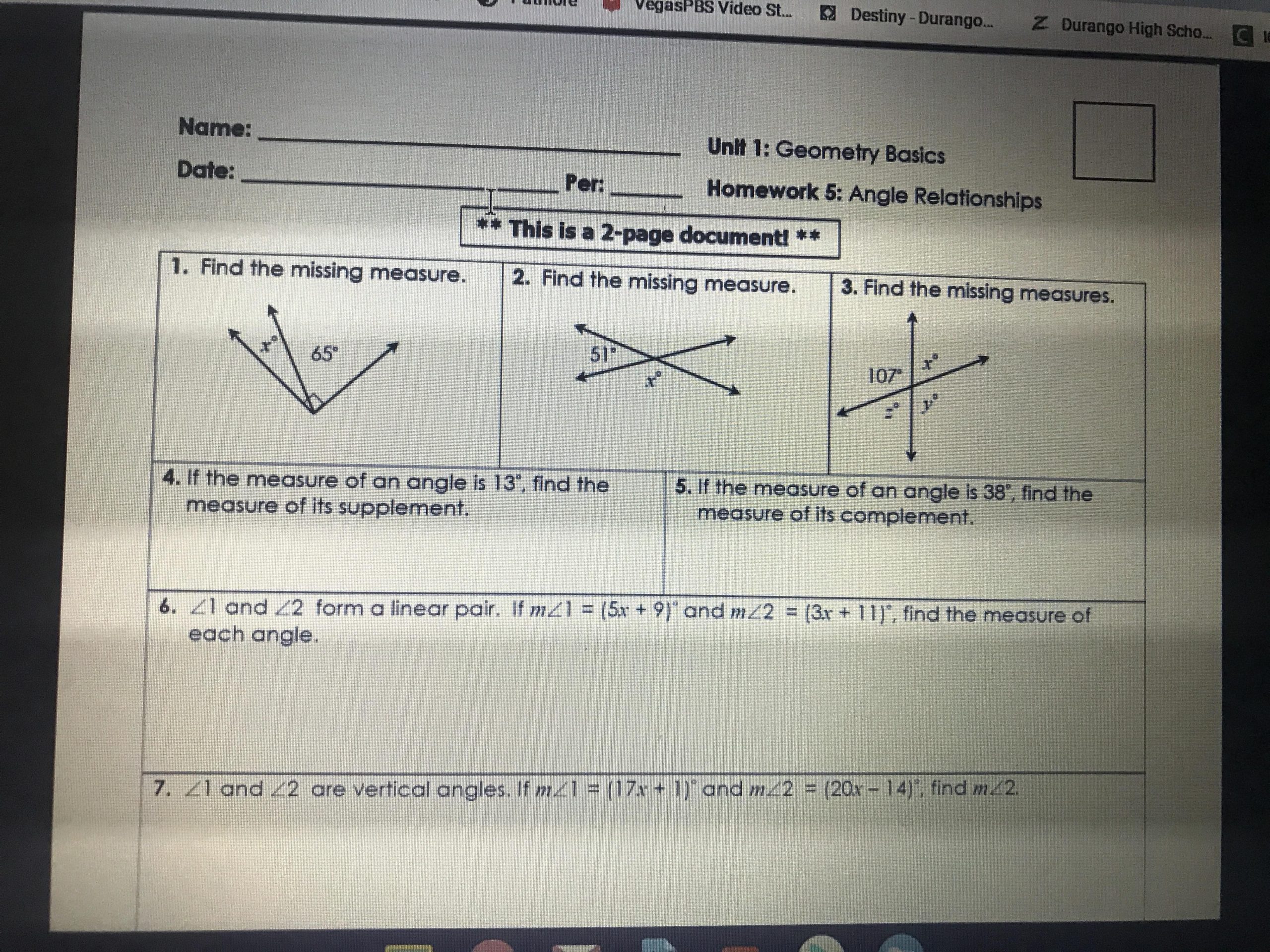i need help quick!! this is unit 1:geometry basics ...