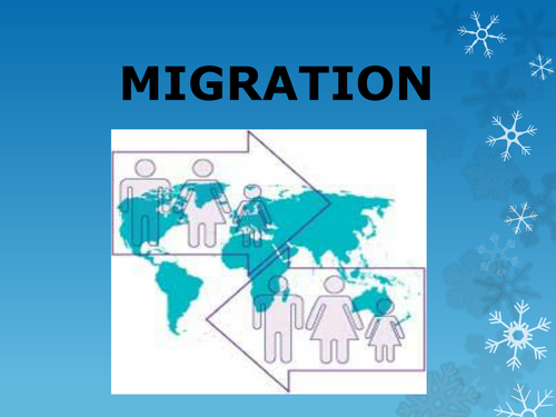 Migration: Meaning and Concepts