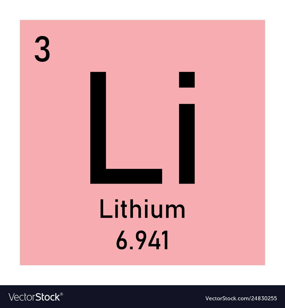 Periodic Table Lithium Symbol