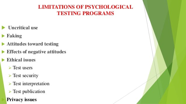 Psychological assessment and test