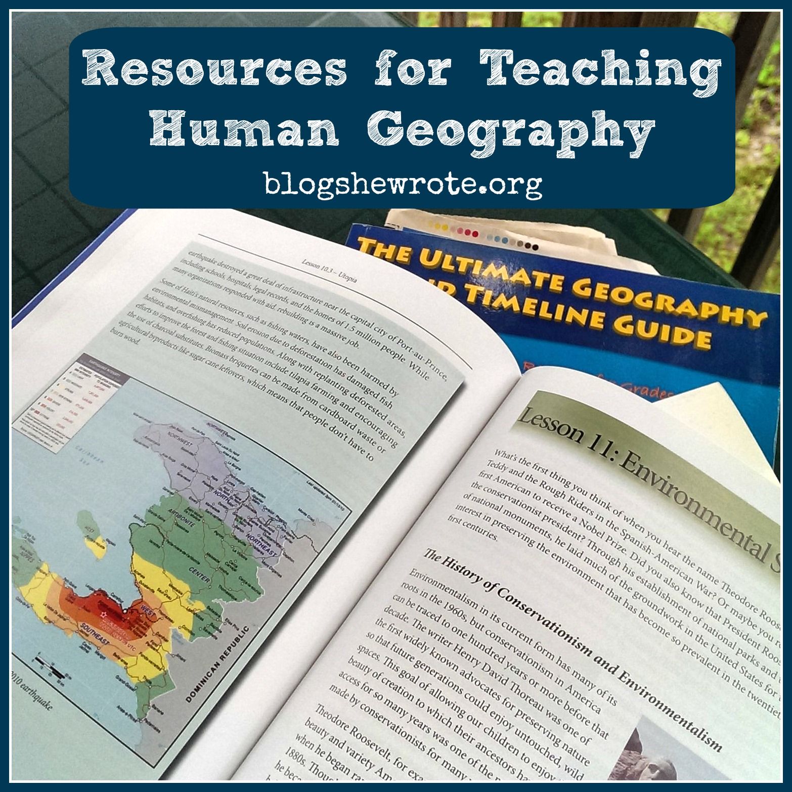 Resources for Teaching Human Geography