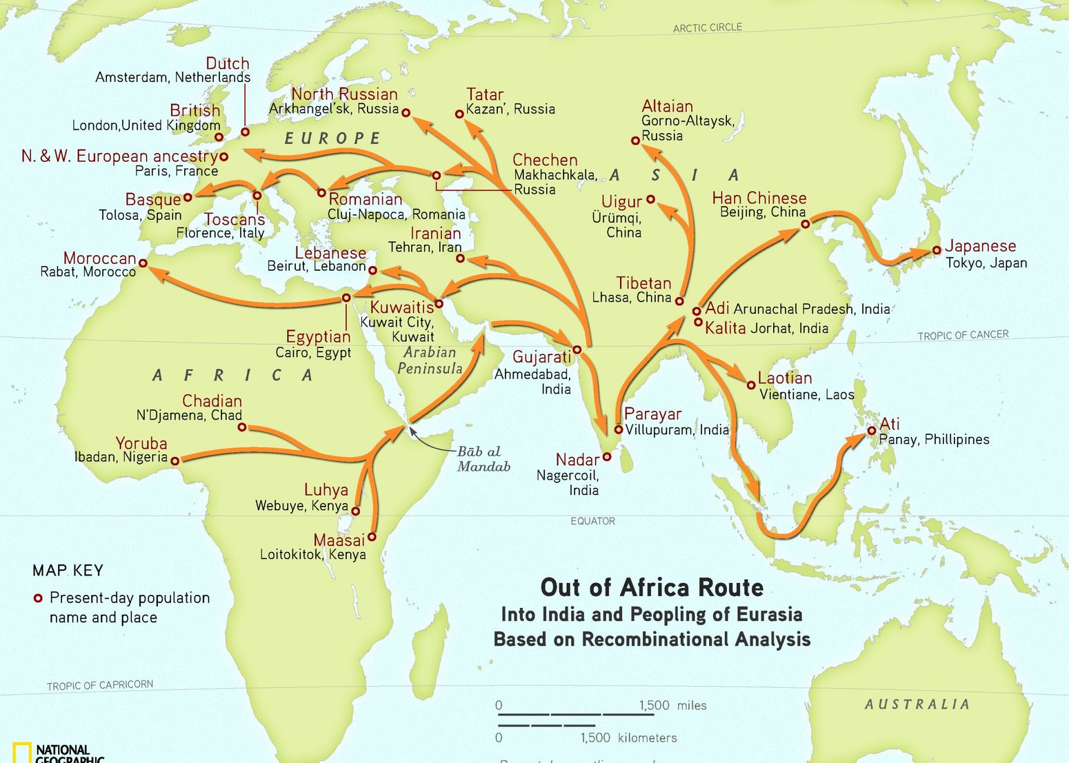 The genographic project confirms humans migrated out of ...