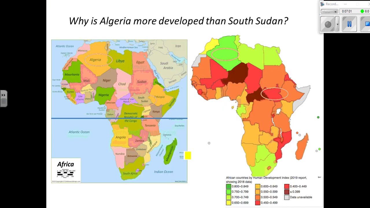 Uneven development in Africa Year 7 Geography
