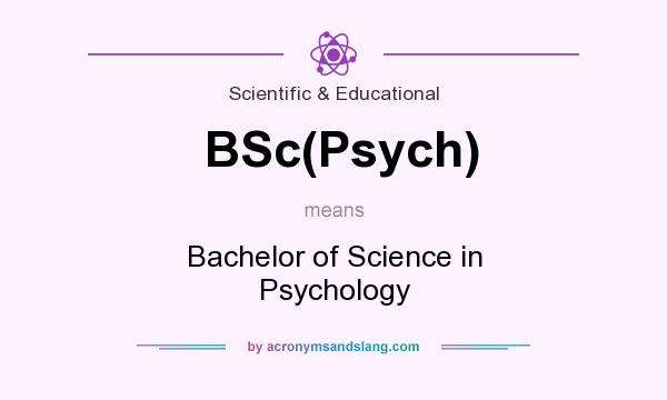What does BSc(Psych) mean?